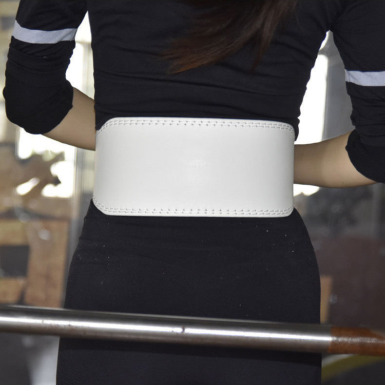 Fitness Belt Squat Hard Pull Cowhide Protective Gear
