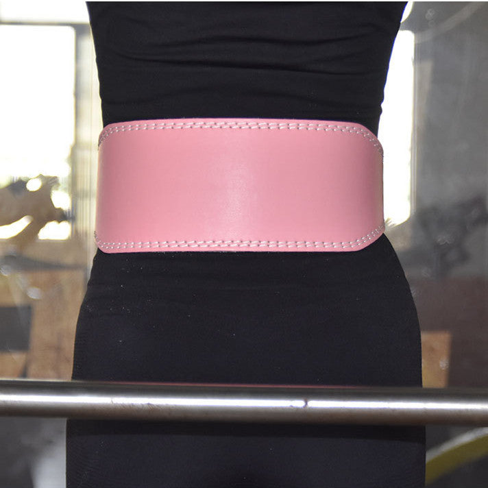 Fitness Belt Squat Hard Pull Cowhide Protective Gear
